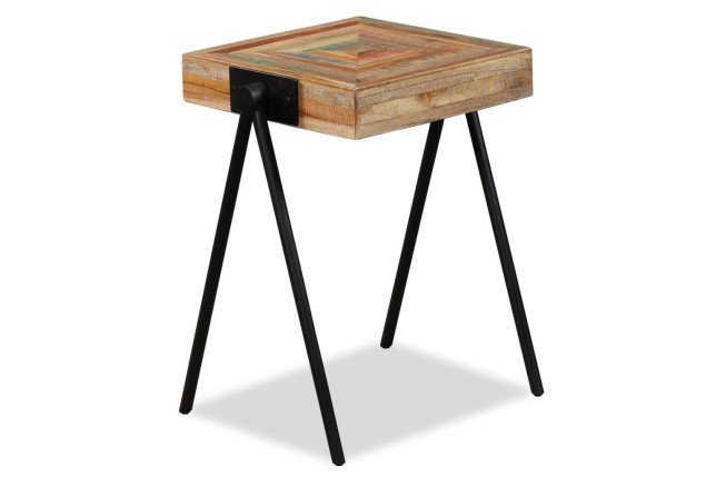 Table d'appoint Teck massif de récupération