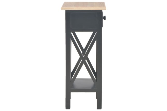 Table d'appoint Noir 27 x 27 x 65,5 cm Bois