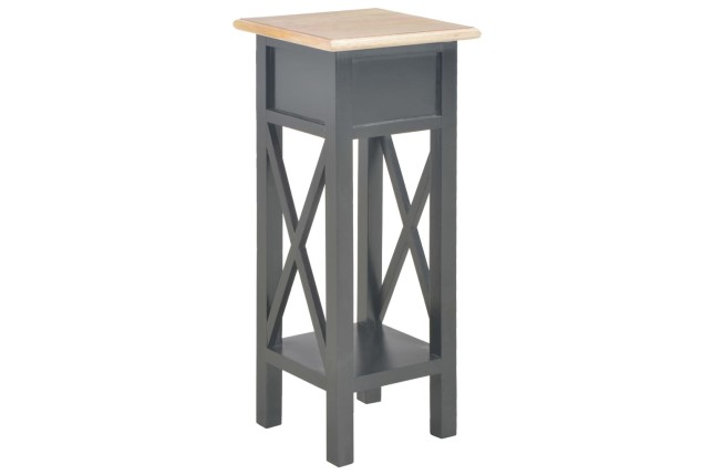 Table d'appoint Noir 27 x 27 x 65,5 cm Bois