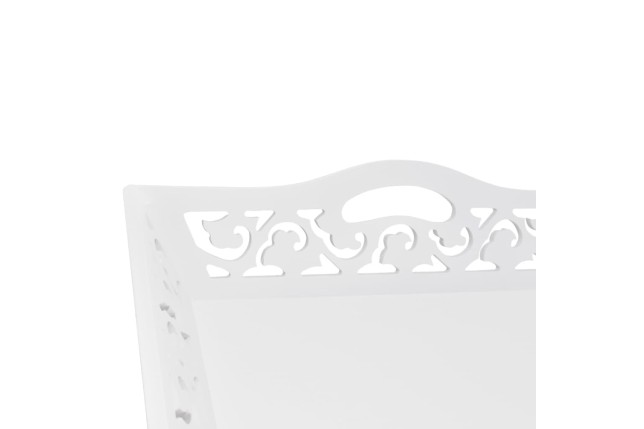 Table d'appoint avec plateau Blanc