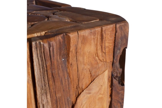 Table d'appoint 30x30x80 cm Bois de teck solide