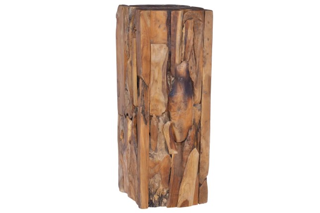 Table d'appoint 30x30x80 cm Bois de teck solide