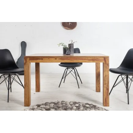 Table à manger extensible 120-200cm  en bois massif de Sheesham 2