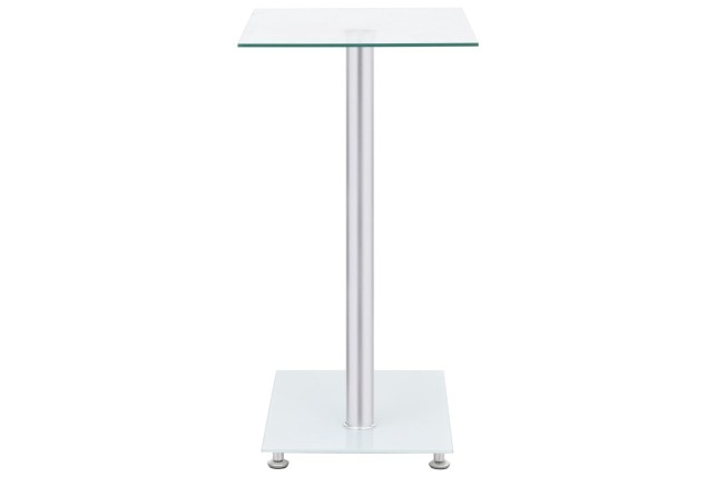 Table d'appoint en forme U Transparent 45x30x58 cm Verre trempé