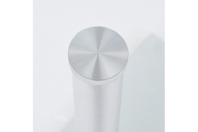 Table d'appoint en forme U Transparent 45x30x58 cm Verre trempé