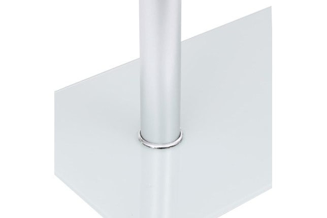 Table d'appoint en forme U Transparent 45x30x58 cm Verre trempé