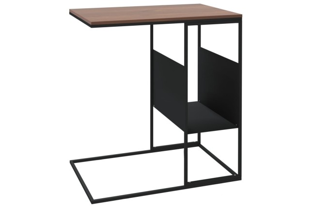 Table d'appoint Noir 55x36x59,5 cm 