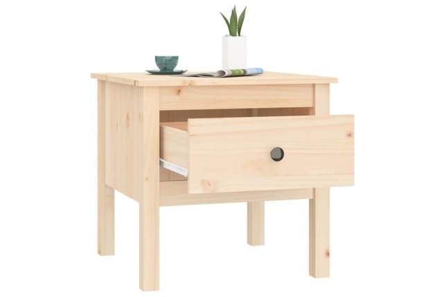 Table d'appoint 50x50x49 cm Bois massif de pin
