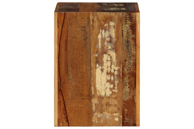 Tabouret 40x30x40 cm Bois de récupération solide