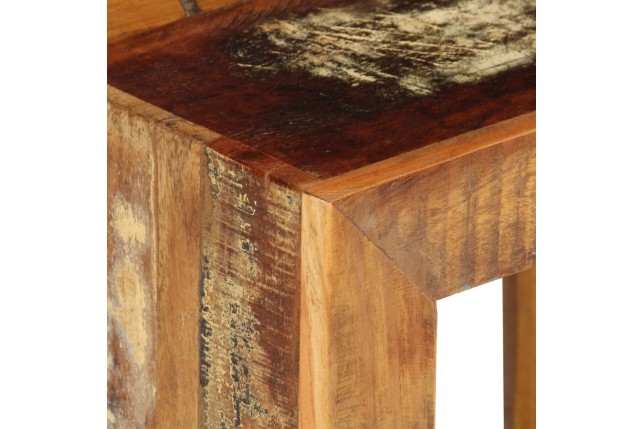 Tabouret 40x30x40 cm Bois de récupération solide