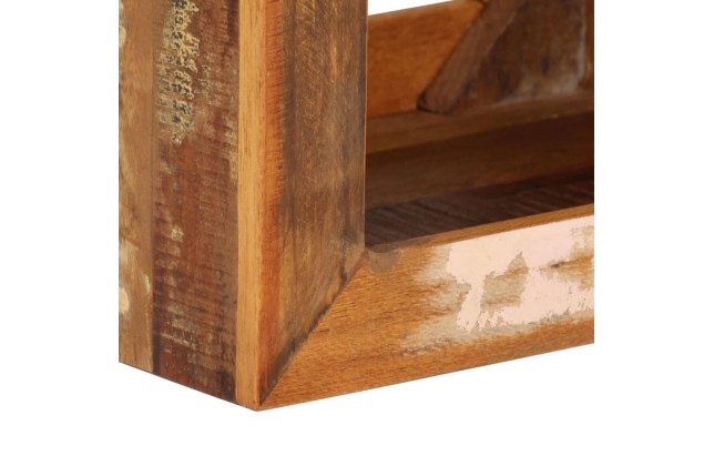 Tabouret 40x30x40 cm Bois de récupération solide