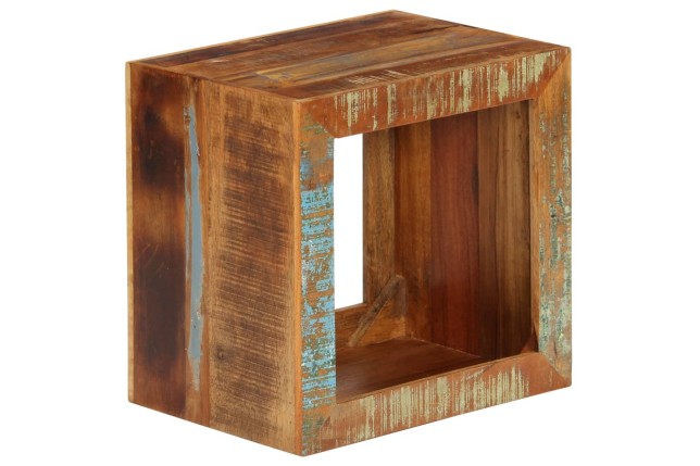 Tabouret 40x30x40 cm Bois de récupération solide