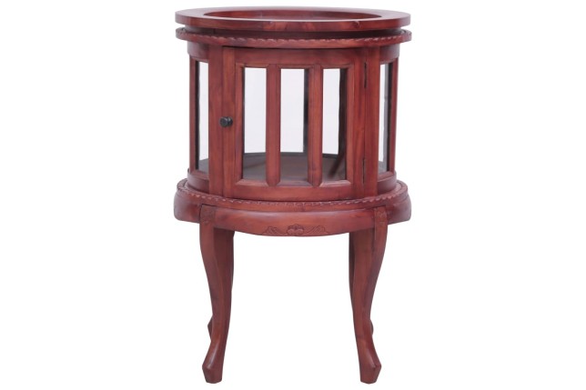 Armoire de vitrine Marron 50x50x76 cm Bois d'acajou massif