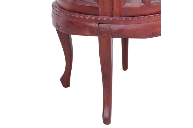 Armoire de vitrine Marron 50x50x76 cm Bois d'acajou massif
