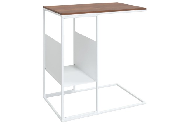 Table d'appoint Blanc 55x36x59,5 cm 