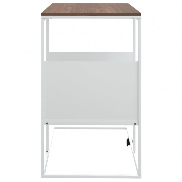 Table d'appoint Blanc 55x36x59,5 cm 