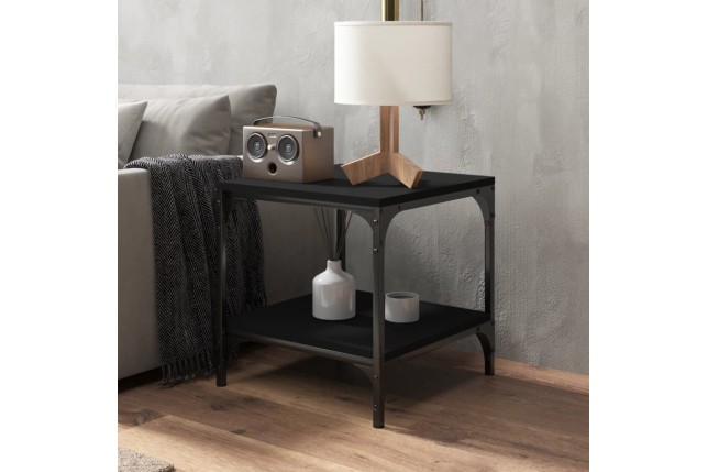 Table d'appoint Noir 40x40x40 cm 