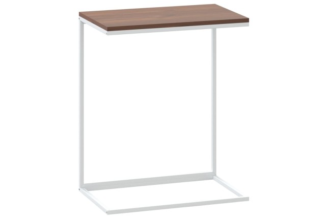 Table d'appoint Blanc 55x35x66 cm 