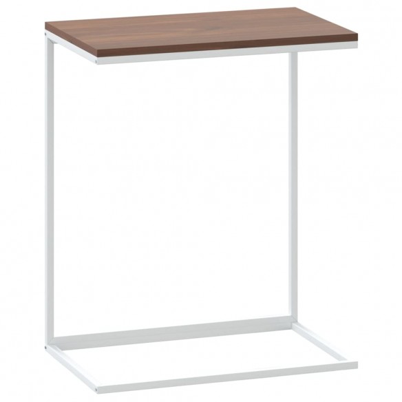 Table d'appoint Blanc 55x35x66 cm 