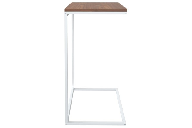 Table d'appoint Blanc 55x35x66 cm 