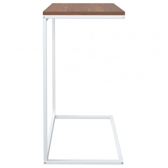 Table d'appoint Blanc 55x35x66 cm 