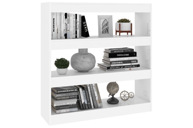 Bibliothèque/Séparateur de pièce Blanc 100x30x103 cm
