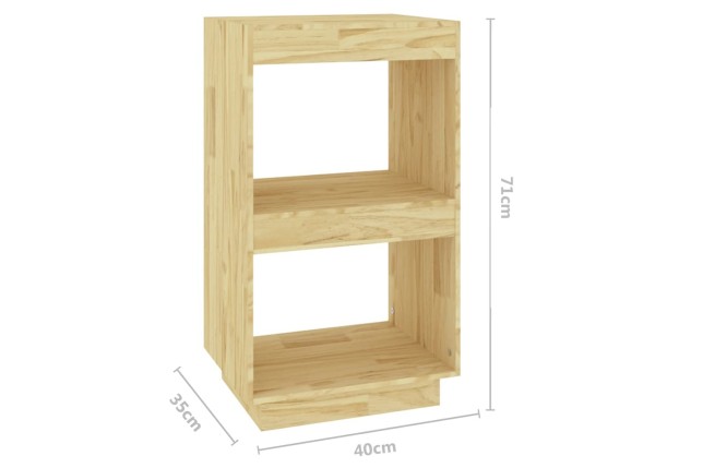 Bibliothèque 40x35x71 cm bois de pin massif