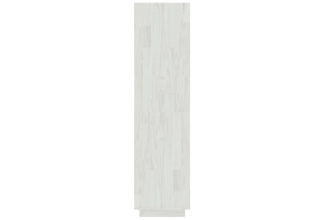 Bibliothèque/Séparateur de pièce Blanc 60x35x135 cm Pin massif