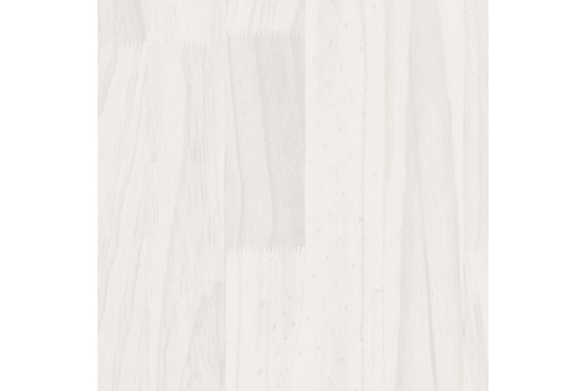 Bibliothèque à 2 niveaux Blanc 80x30x70 cm Bois de pin massif