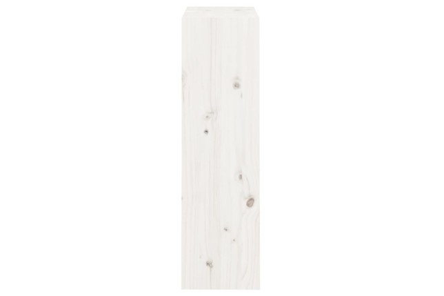 Bibliothèque/Séparateur de pièce Blanc 60x30x103,5cm Pin solide