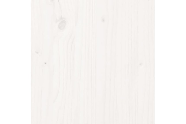 Bibliothèque/Séparateur de pièce Blanc 60x30x103,5cm Pin solide