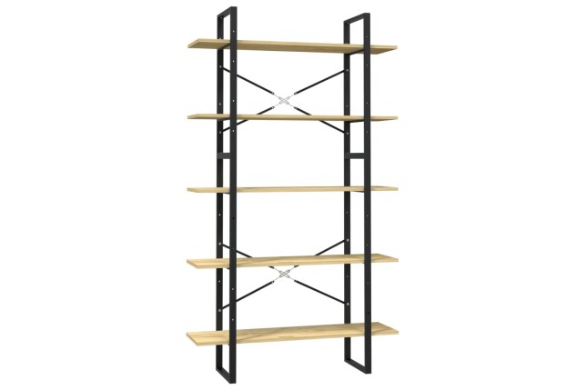 Bibliothèque à 5 niveaux 100x30x175 cm Bois de pin