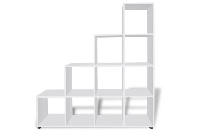 Bibliothèque/étagère 142 cm Blanc