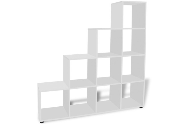 Bibliothèque/étagère 142 cm Blanc