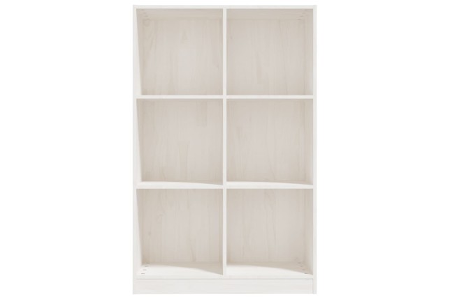 Bibliothèque Blanc 70x33x110 cm Bois de pin massif