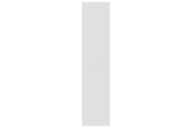 Bibliothèque 3 niveaux Blanc 60x24x109 cm 