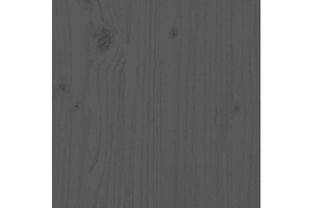 Bibliothèque/Séparateur de pièce Gris 80x25x101 cm Pin solide