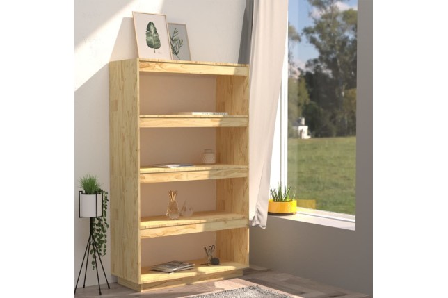 Bibliothèque/Séparateur de pièce 80x35x135cm bois de pin massif
