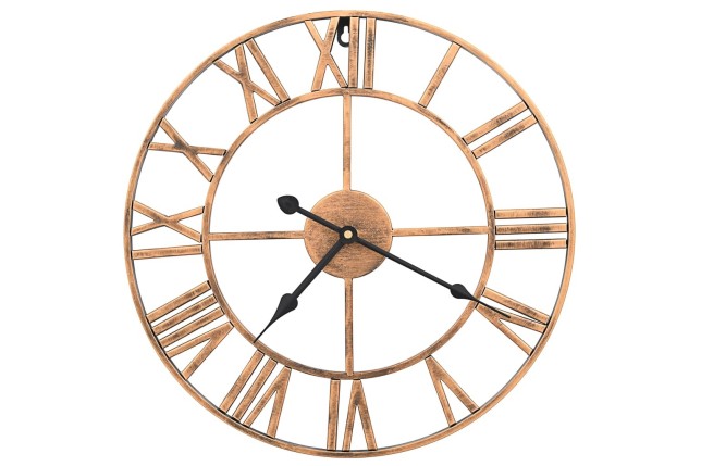 Horloge murale Métal 40 cm Doré