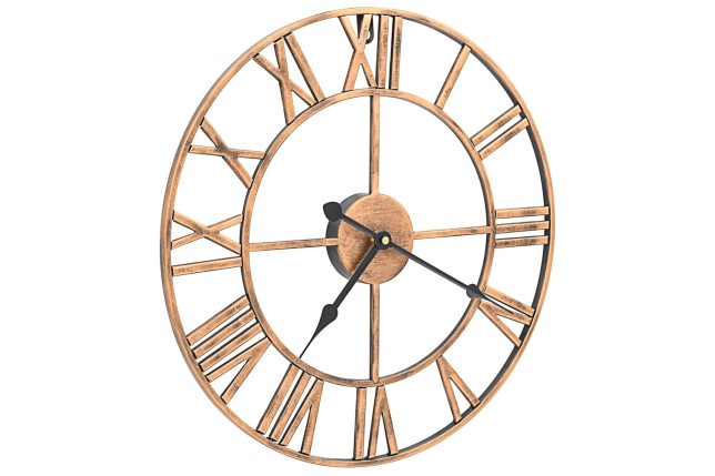 Horloge murale Métal 40 cm Doré