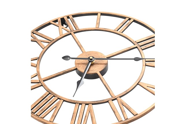 Horloge murale Métal 40 cm Doré