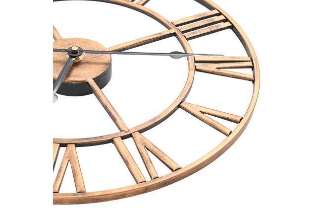 Horloge murale Métal 40 cm Doré
