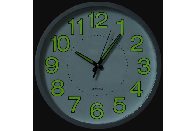 Horloge murale lumineuse Blanc 30 cm