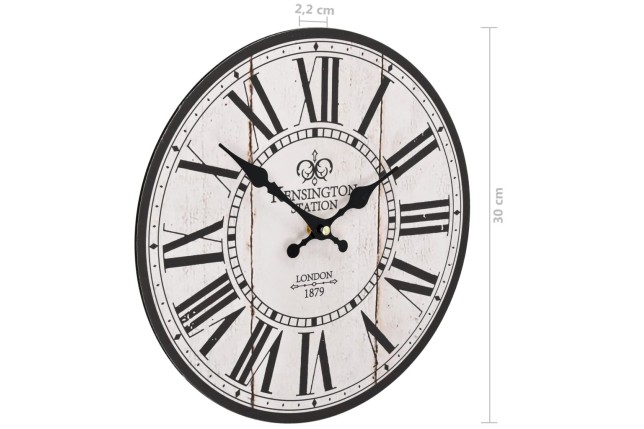 Horloge murale vintage Londres 30 cm