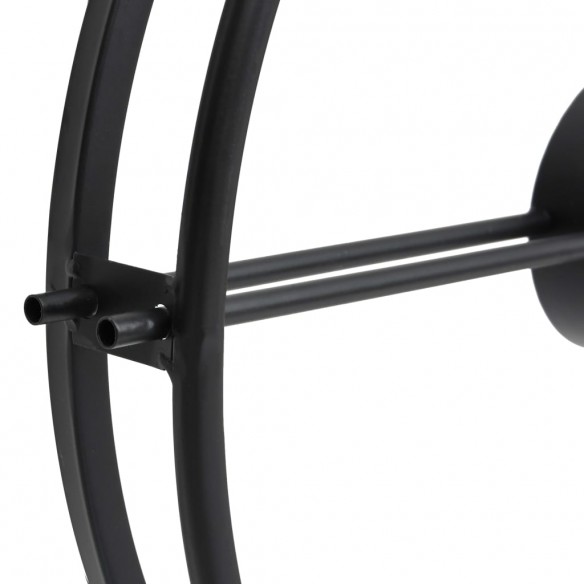 Horloge murale Noir 52 cm Fer