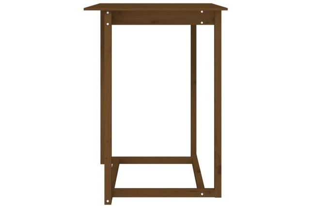 Table de bar Marron miel 80x80x110 cm Bois massif de pin