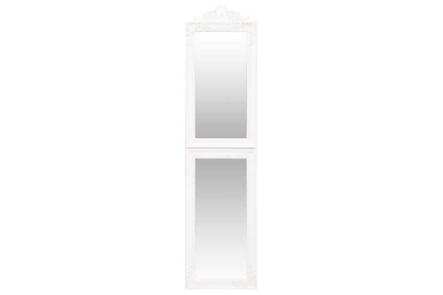 Miroir sur pied Blanc 40x160 cm