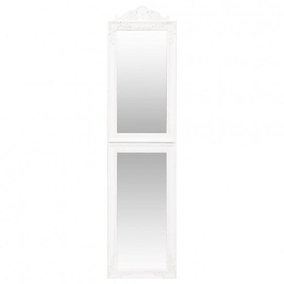 Miroir sur pied Blanc 40x160 cm