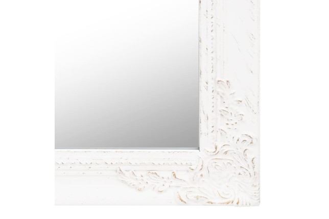 Miroir sur pied Blanc 40x160 cm