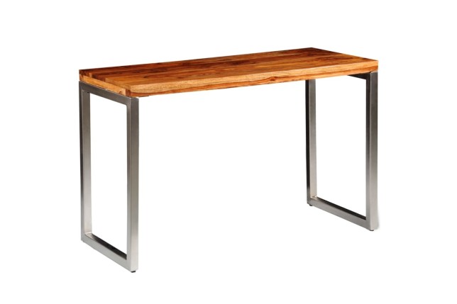 Table de salle à manger et pieds en acier Bois